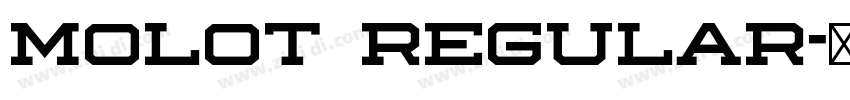 Molot Regular字体转换